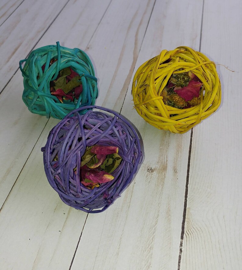 Rabbit Nest Foraging Toy Natural Rabbit Toy Rabbit Treat Etsy