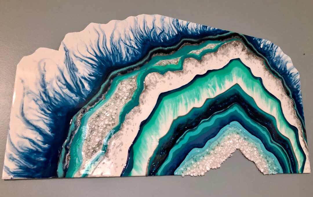 Resin Geode Art - Etsy
