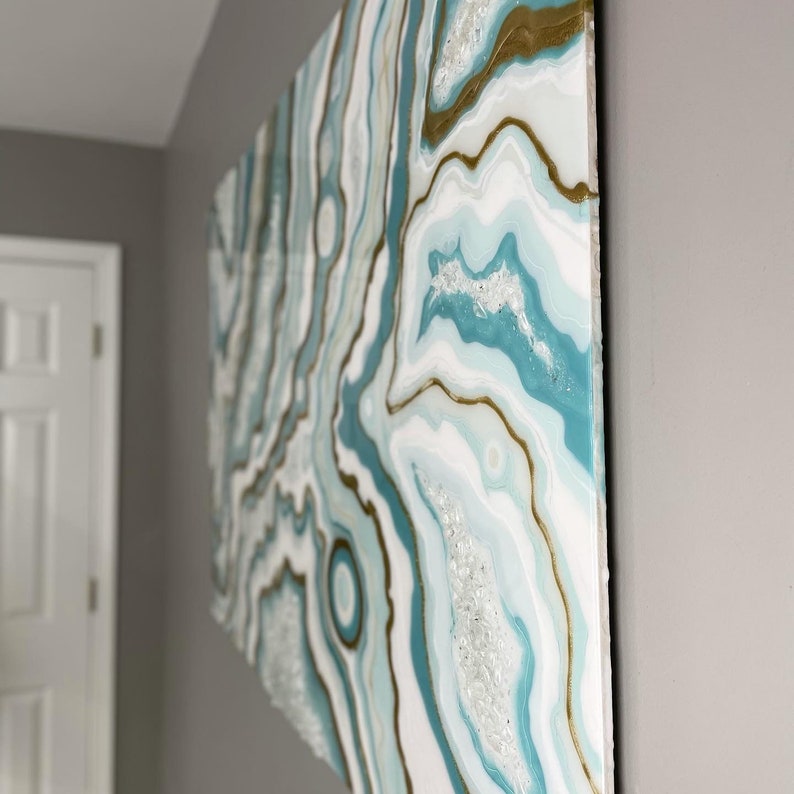 Custom Geode Wall Art Etsy
