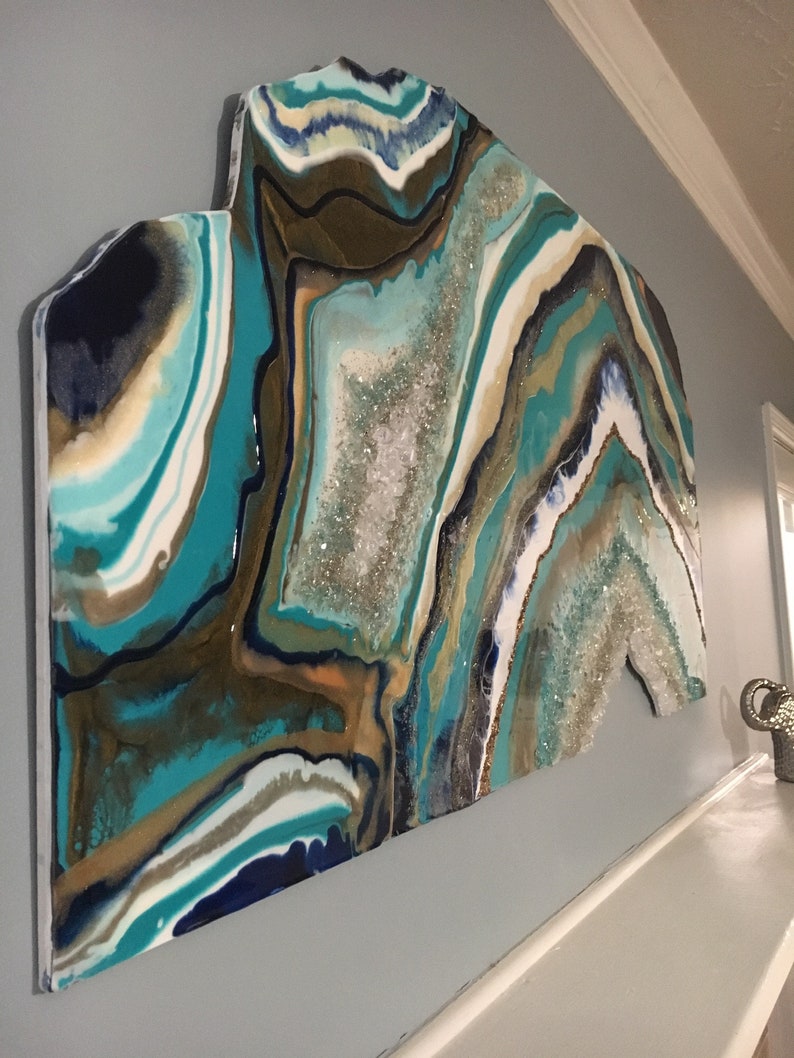 Custom Geode Wall Art Etsy