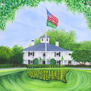 Magnolia Lane Master&#39;s Clubhouse Giclee&#39; Print