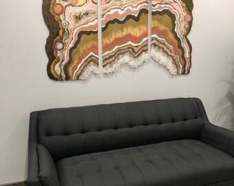 Custom Geode Mural
