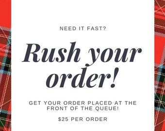 Rush order printing!