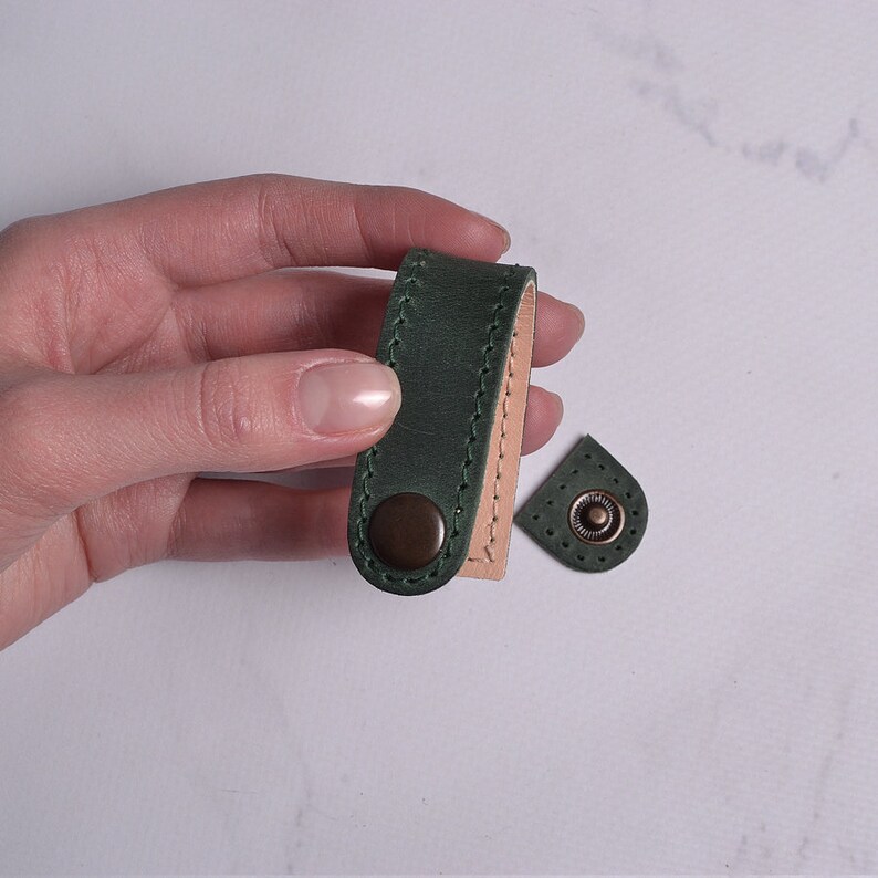 Leather bag clasp for knitting flap for shell bag flap with Etsy