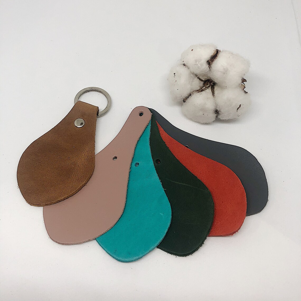 Leather blank for keychain produce custom keychains key Etsy