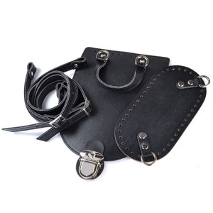 Kit for knitting Backpack Cording Cord Yarn how to knit a backpack DIY CROCHET BACKPACK items for a backpack eco leather vegan leather