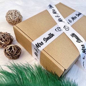Custom Ribbon With Your Logo, Personalized Fabric Ribbon Strip for Gift ...