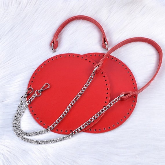 Preperforado DIY Tejido A Mano Jinwen Bolsos De Hombro Parte Inferior Moldeador Insertar Base