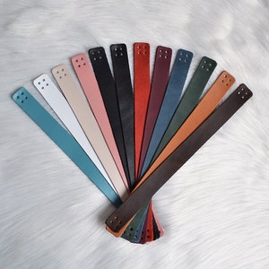 Ledergriffe mit Löchern für Stricktasche, Lederband für Rucksack, Körbe Griffe handgemachte Taschen, Stricktasche, 25x2, 2 Stück, 1 Paar