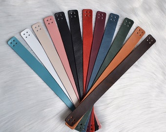 Leather handles with holes for knitting bag, leather strap for backpack, baskets handles handmade bags, knitting bag, 25x2, 2 pcs, 1 pair