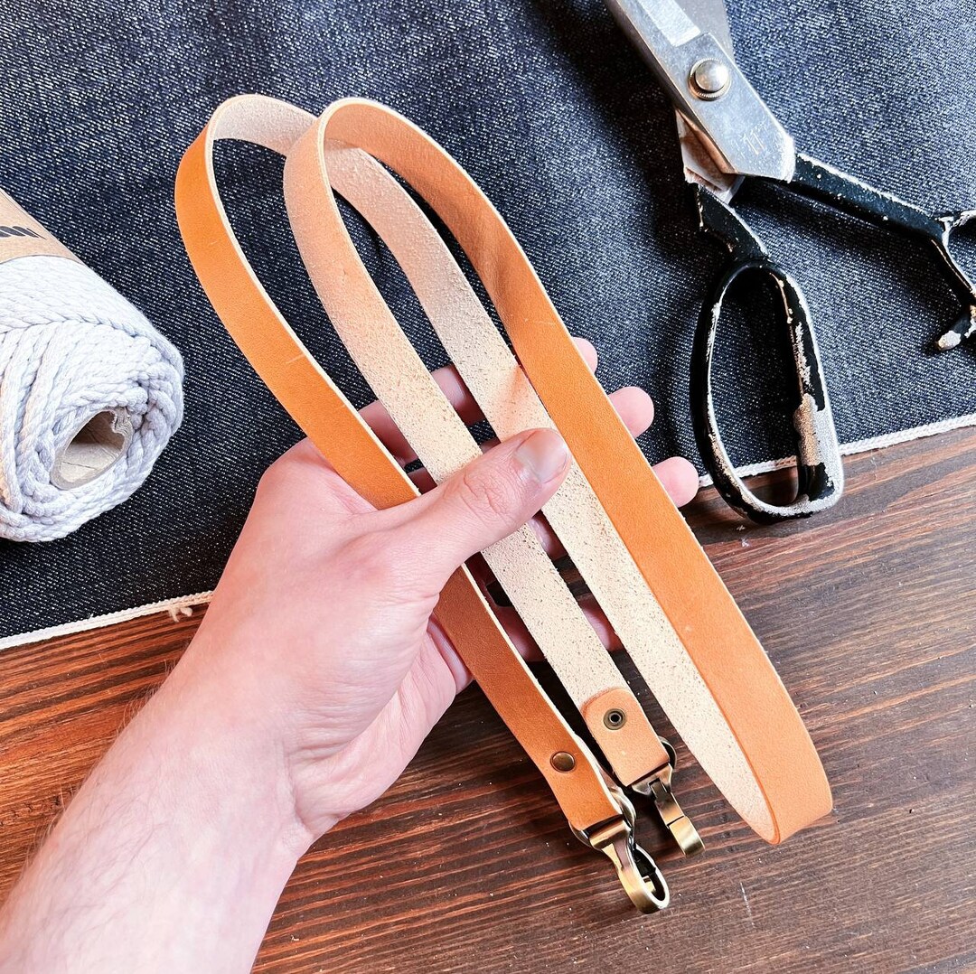 Leather Replacement Vegetable Tanned Strap for Bags,crossbody Belt for