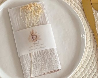 Napkin banderole baptism BENROY