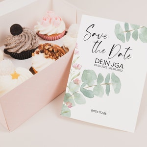 Save the date card JGA