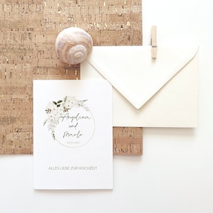 Hochzeitskarte BOHO BLOSSOM