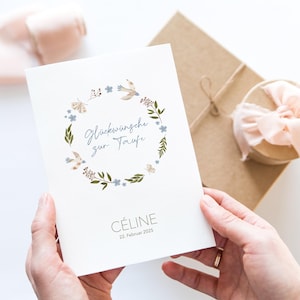 Taufkarte Celine