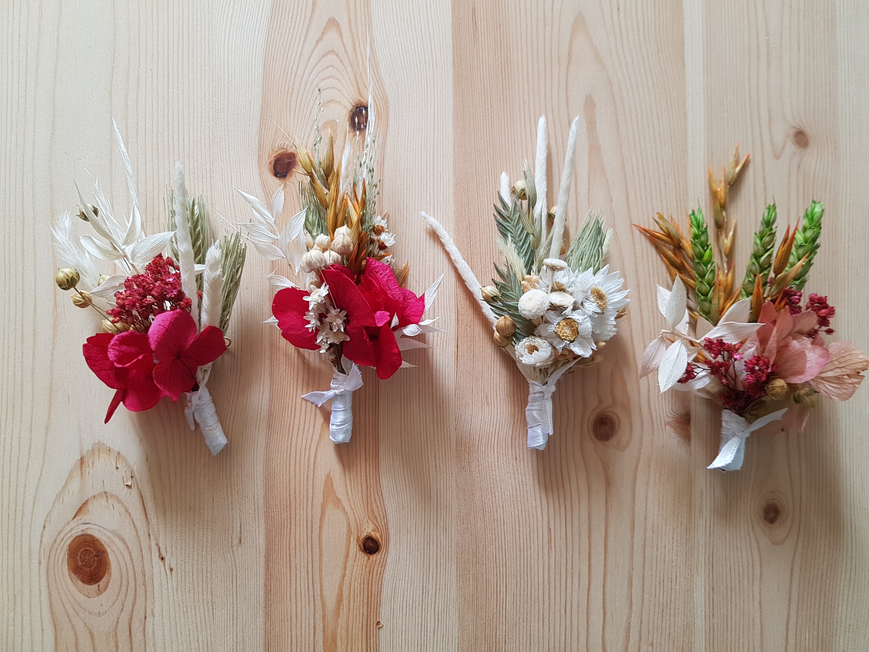 Groom S Buttonhole Or Witness In Dried Flowers Brooch In Etsy India