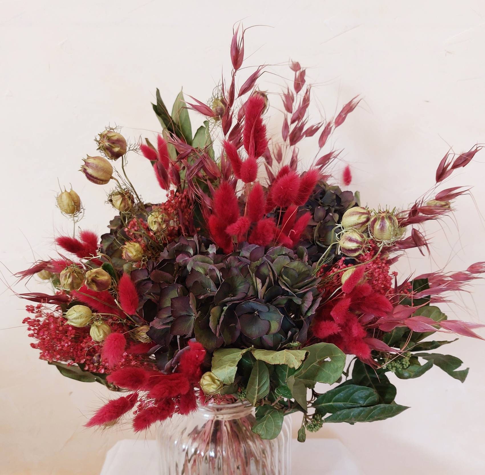 Bouquet de Fleurs Séchées/Décoration d'intérieur Naturelle