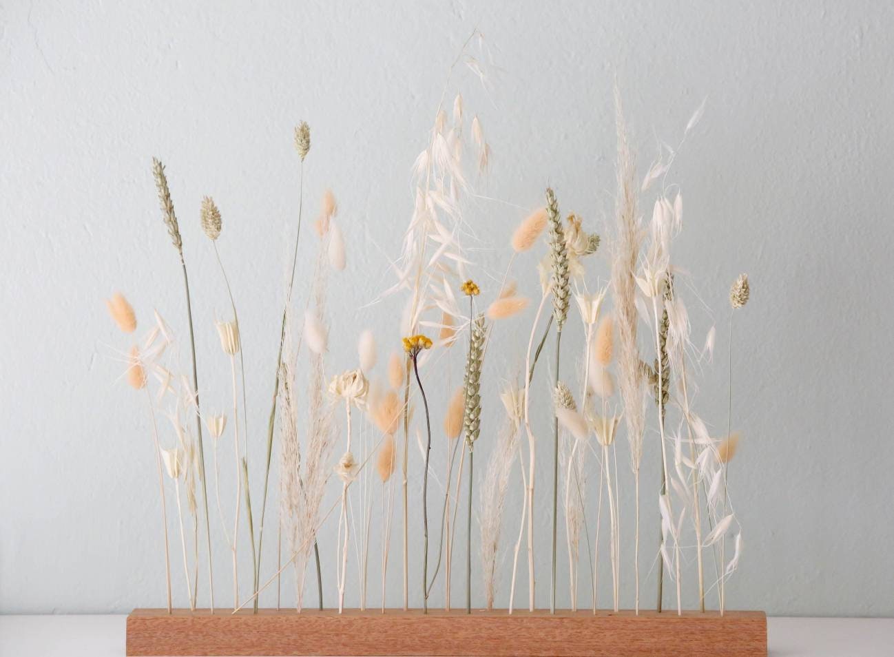 Composition de Fleurs Séchées, Flowerbar, Décoration Murale, Création Artisanale en Séchées Français