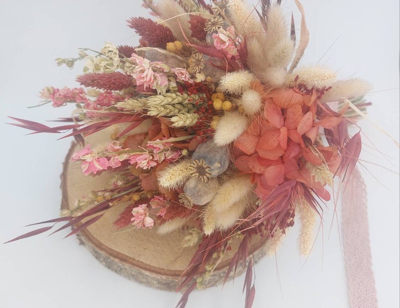 Bouquet de mariée en fleurs séchées / fleurs mariage - Etsy France