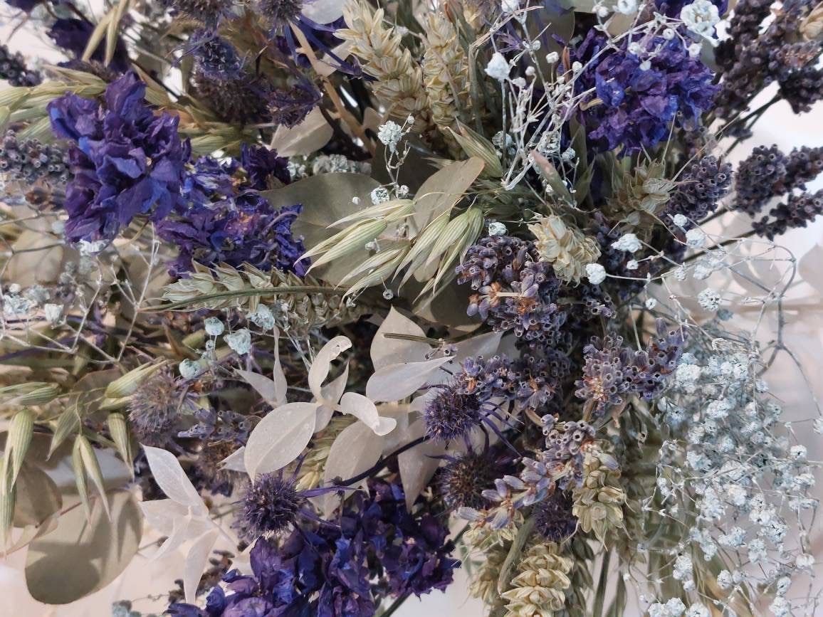 Bouquet de Fleurs Séchées/Décoration d'intérieur Naturelle
