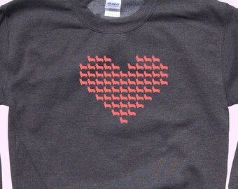Heart Full of Corgi Love - Dog Crewneck Sweater