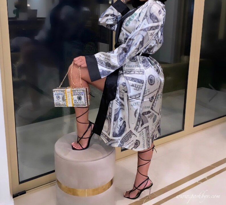 satin money robe