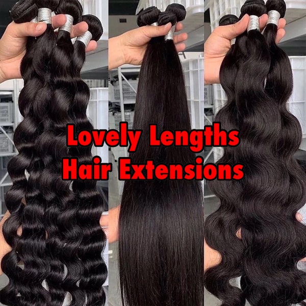 Human Hair Extensions / Virgin Hair / Thick Hair / Weft Hair / Hair bundles / Natural Hair Extensions / Straight Hair Extensions /Curly Hair