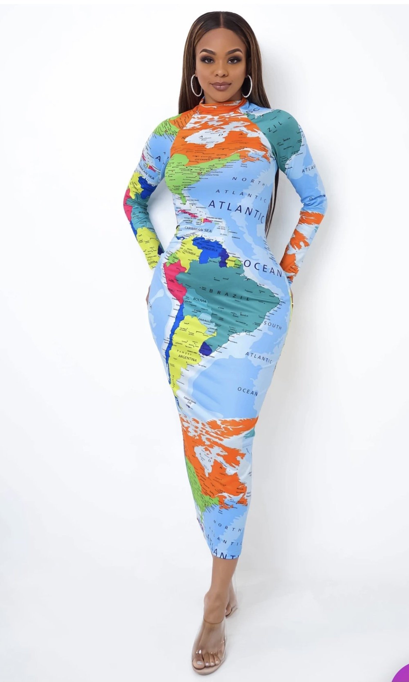 All Around the World Dress Etsy
