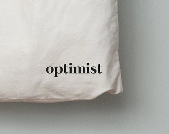 Jute bag "optimist" | Minimalist | Birthday gift | Gift | Family | Individual