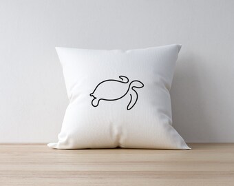 Pillowcase "Turtle" | Minimalist | Birthday gift | Gift | Family | Individual
