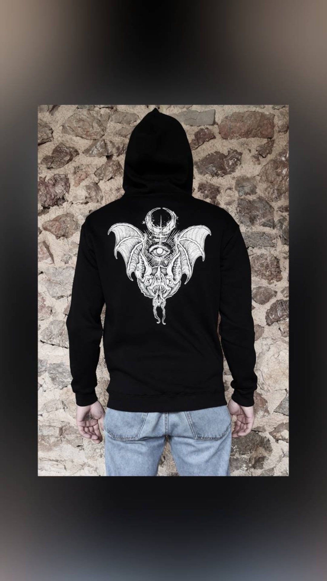 Just Hangin Hoodie Funny Bat Cute Goth Halloween Animal Lover Gift