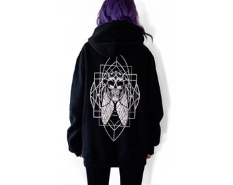 Gloomy entities warm unisex zipper hoodies