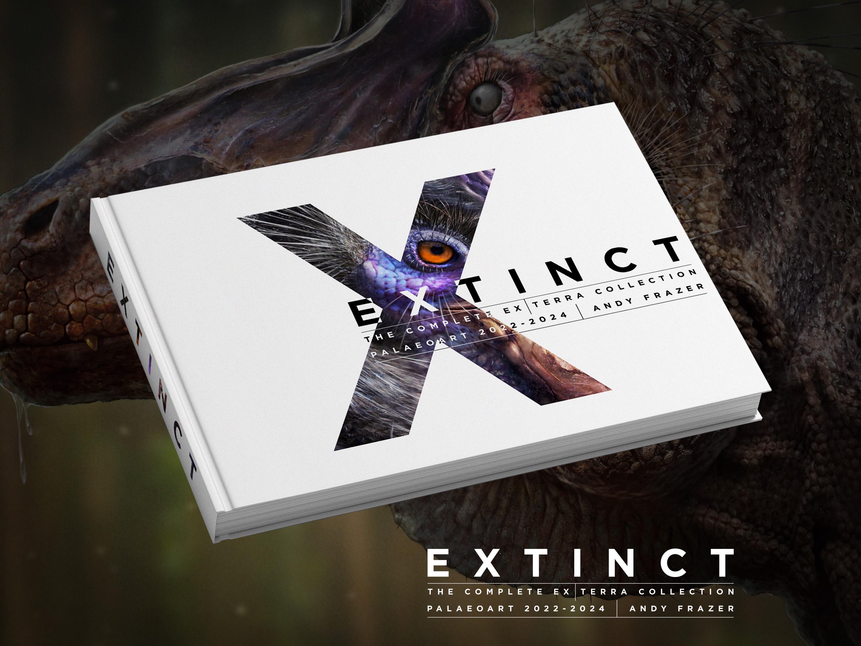 EXTINCT - Hardback Dinosaur Art Book - Etsy UK