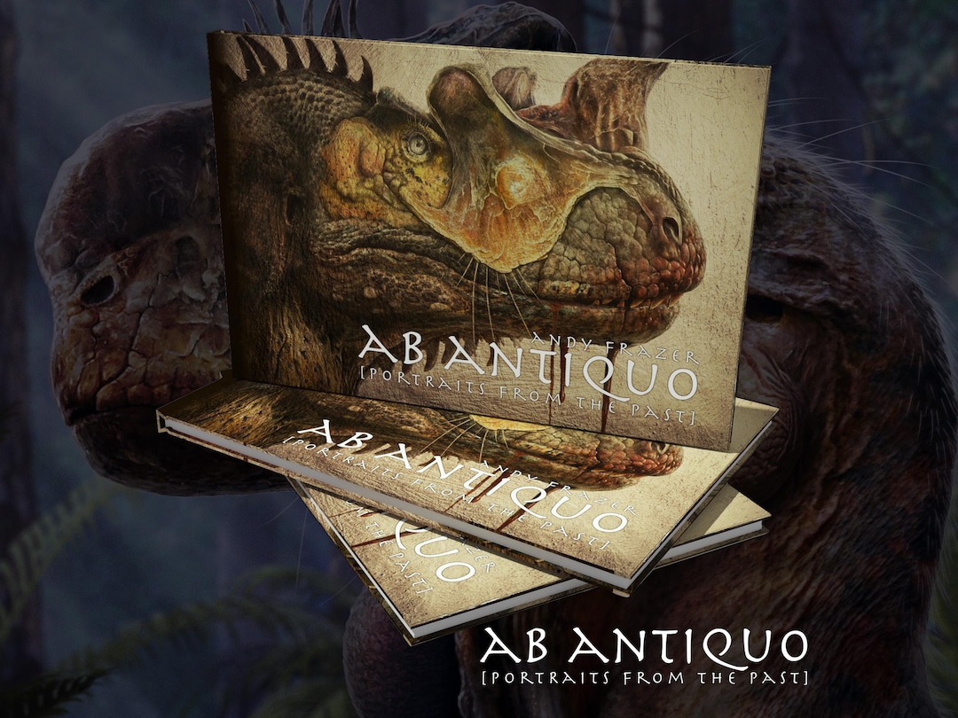 AB ANTIQUO - Hardback Dinosaur Art Book - Etsy UK