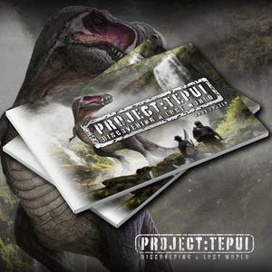 PROJECT:TEPUI, Dinosaur Book and Map.