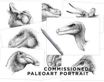 Commissioned Paleaoart Portrait