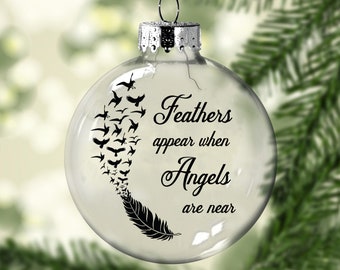 Personalised Baubles Christmas Angel Star Pink Boy Xmas Tree Decorations Name