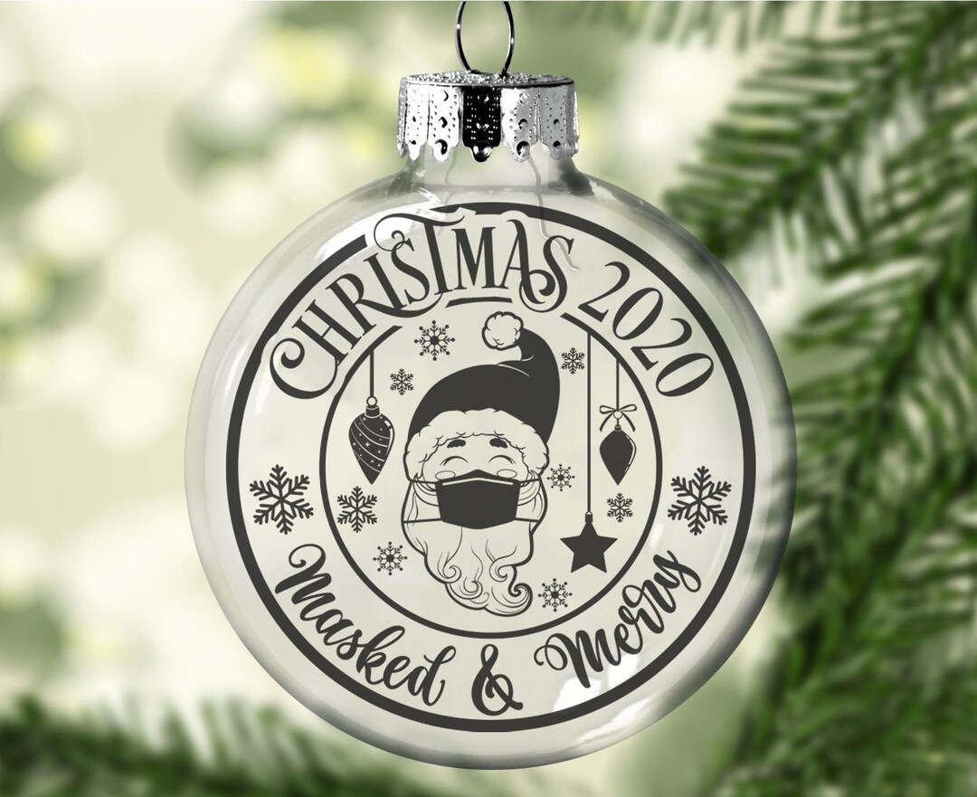 Personalised Christmas Bauble Christmas Bauble Lockdown Etsy