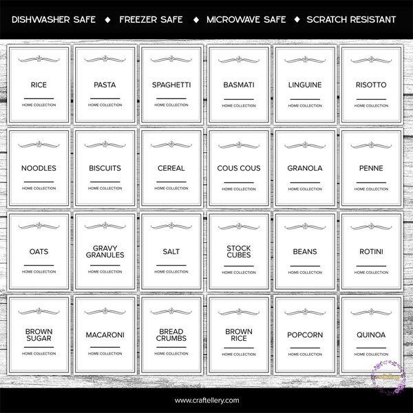 Pantry Labels Etsy UK