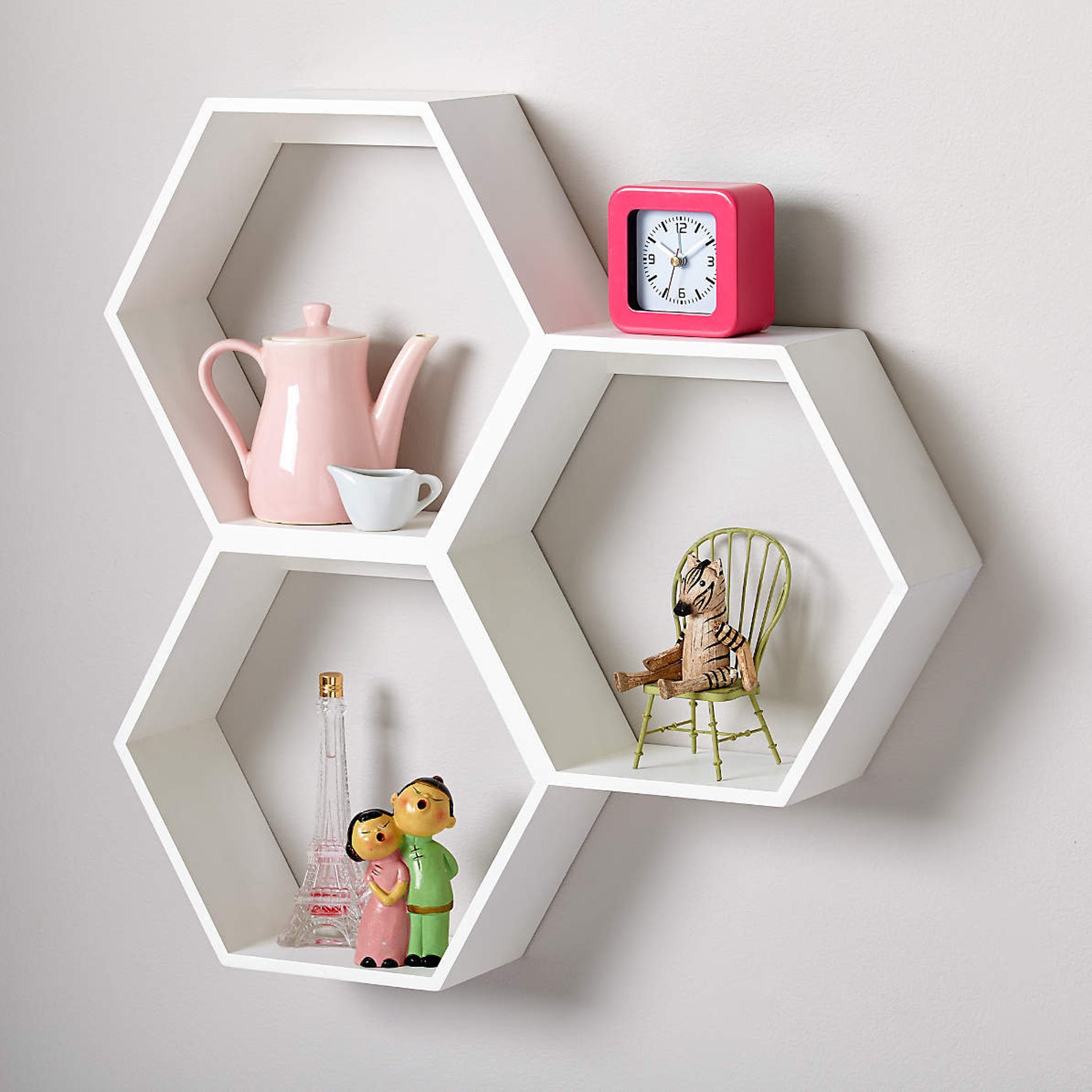 Hexagon Shelves Hexagon Wall Shelf Hexagon Wall Decor Etsy UK
