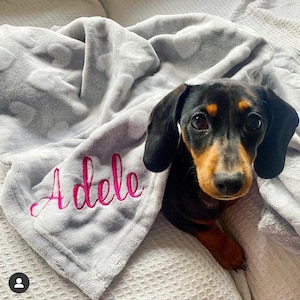 Personalised pet blanket, Dog Blanket, Cat Blanket, New pet gift, Dog Birthday gift, Cat Birthday gift, Pet Accessories, Cat mum, Dog mum