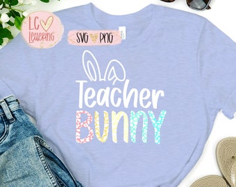 Download Bunny Teacher Svg Etsy