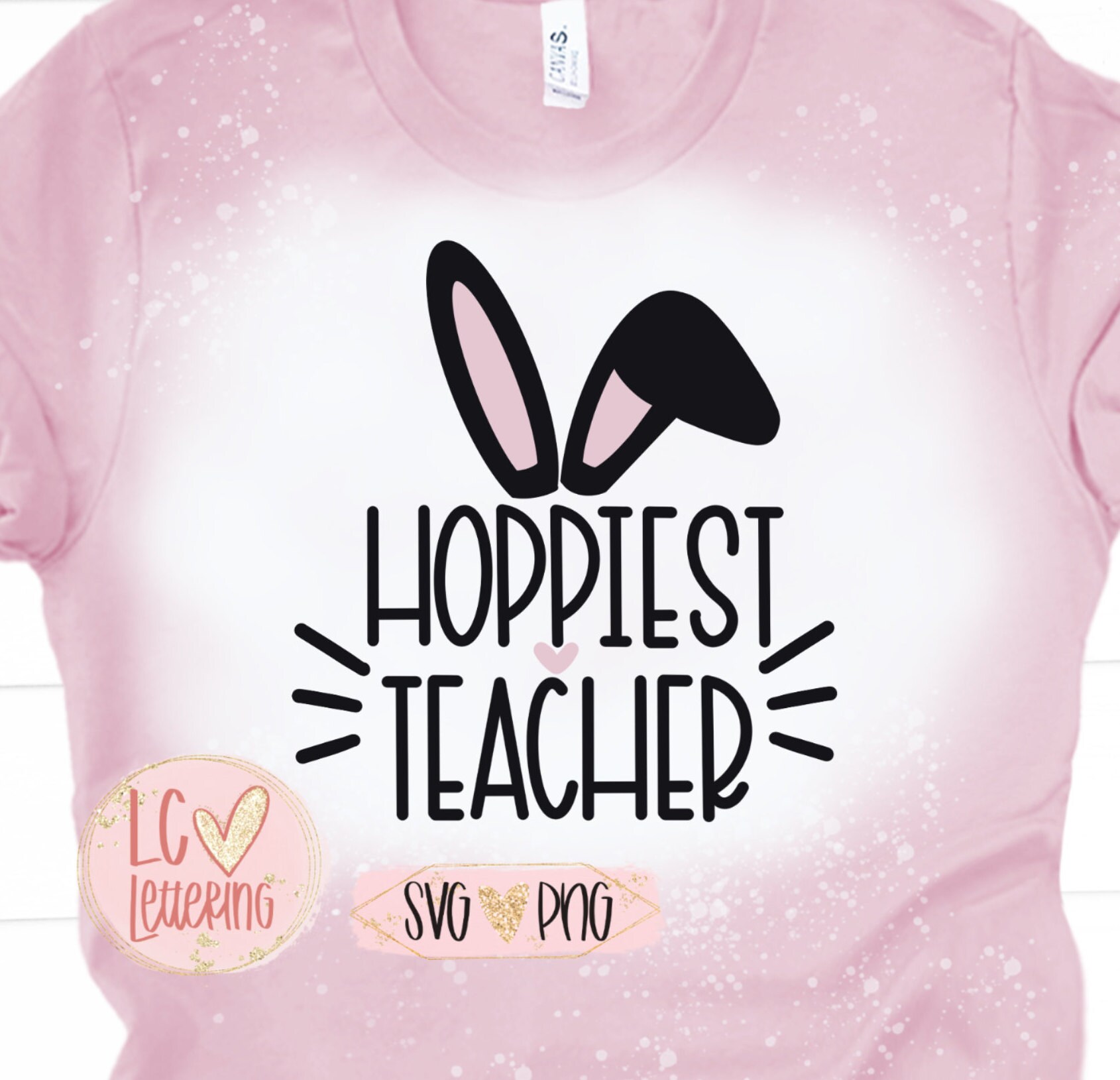 Download Hoppiest Teacher Easter SVG design SVG file SVG Cutting | Etsy