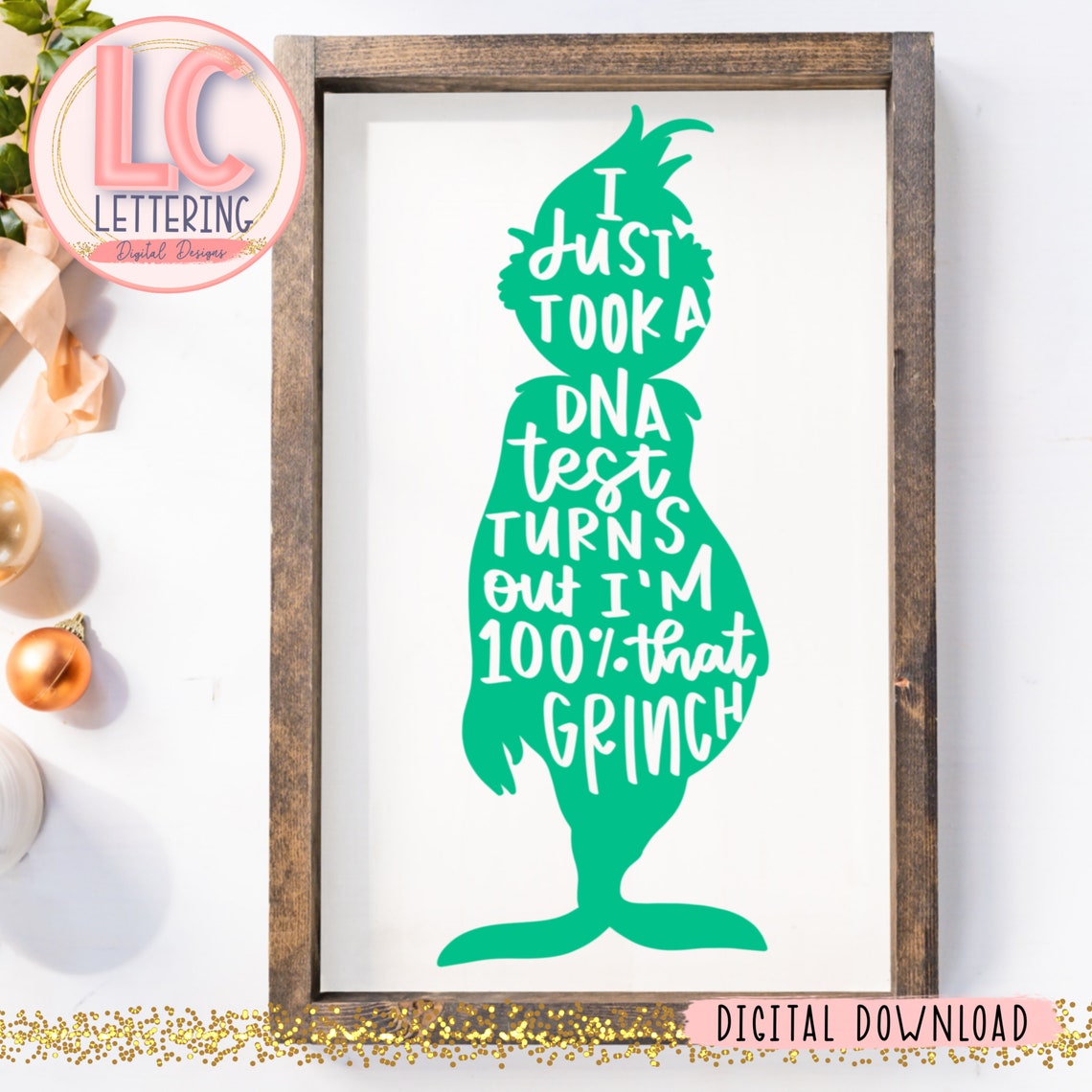 100% That Grinch SVG/PNG Design Christmas Svg/png Grinch - Etsy