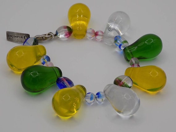 Bracelet Vintage Femme Scooter - Vert Métal - Occasion Bon état