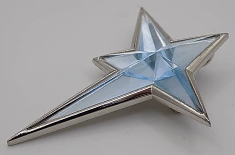 THIERRY MUGLER PARIS Vintage Brooch, Star Shaped, Made in France, Paris, Luxury, France, Paris