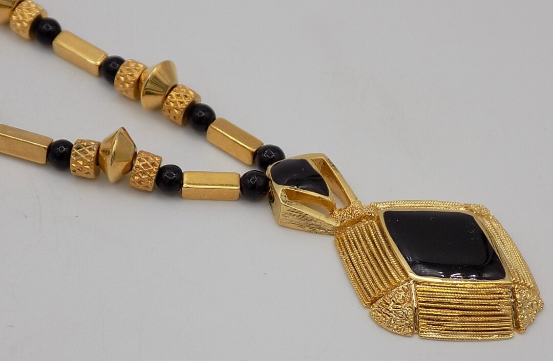 Collier Vintage Orena En Alliage Doré Plaqué Or - Occasion, Bijou Rétro Tendance