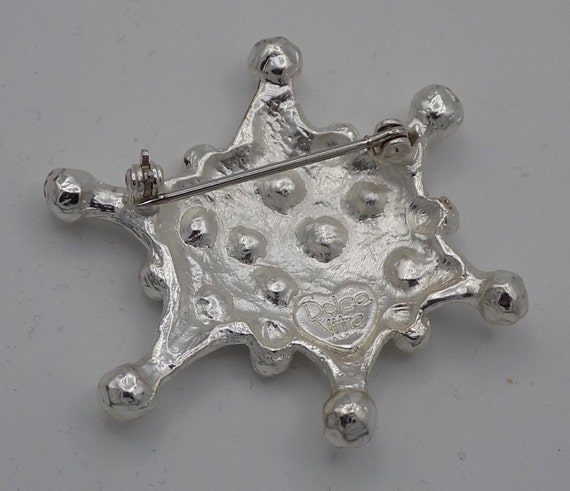 Broche Dolce Vita - Métal Doré, Couleur Ambrée, Occasion (portée)