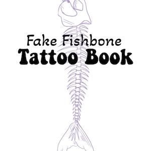 Nep-visgraattattoo e-boek | Tatoeageontwerpen voor LGBTQ-bewuste, zachte natuur anatomie van transvissen
