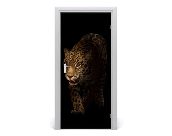 Wall Stickers Jaguar Cat Animal Jungle Cool Smashed Decal 3D Art Vinyl Room D696